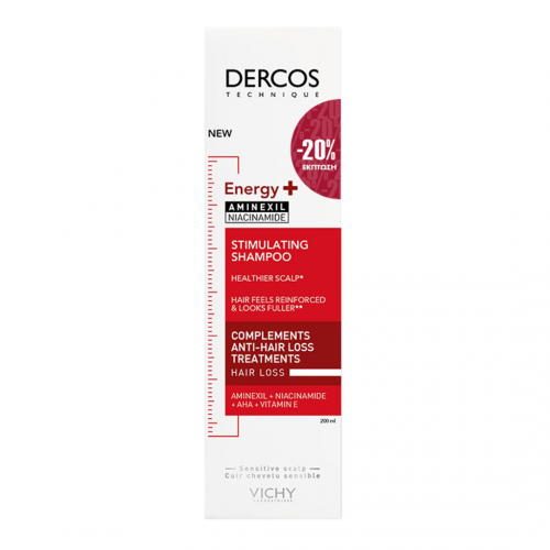 Vichy Dercos Energy+ Stimulating Shampoo Δυναμωτικό Σαμπουάν Promo -20% 200ml
